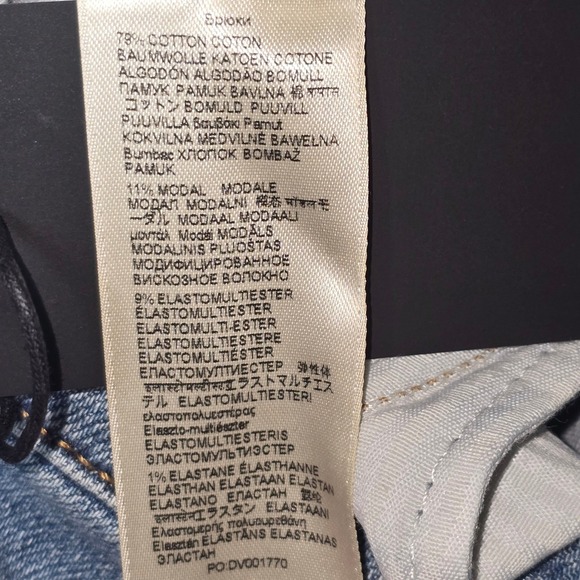 NWT 7 For All Mankind Modern Dojo Luxe Vintage Oceanstone Womens 28 x 34 - Picture 5 of 9